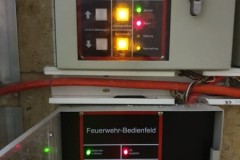 Feuerwehrbedienfeld der BMA