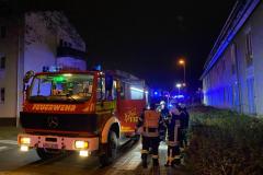Florian Hattersheim 1/44 als erstes Löschgruppenfahrzeug an der Einsatzstelle