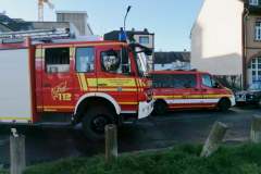 Feuerwehr Okriftel an der Einsatzstelle