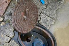 Abgestellter Hydrant