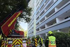 Drehleiter im Einsatz