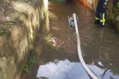 Unterführung unter Wasser 