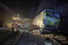 Verunfallte Lok