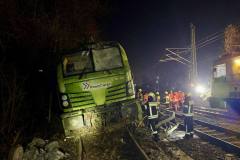 Verunfallte Lok